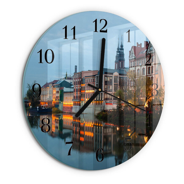 Wanduhr rund Altstadt