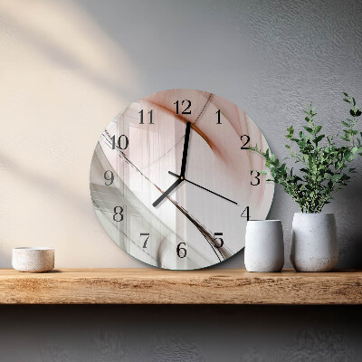 Wanduhr rund Abstraktion