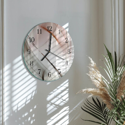Wanduhr rund Abstraktion