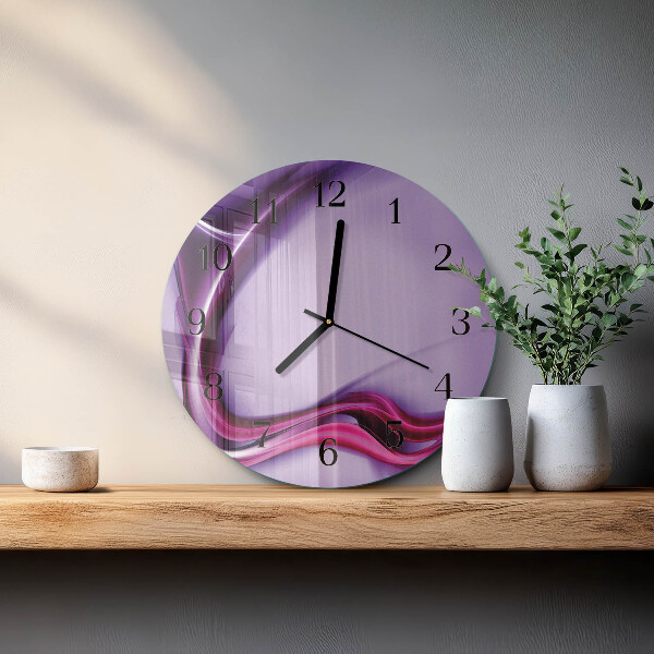 Wanduhr rund Abstraktion