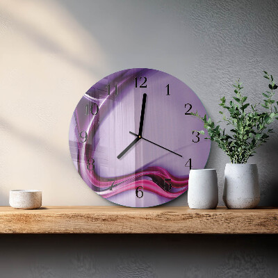Wanduhr rund Abstraktion