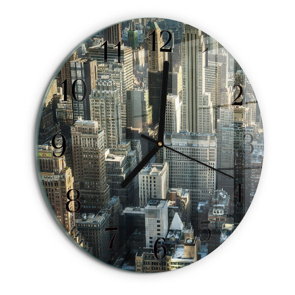 Wanduhr rund Horizont