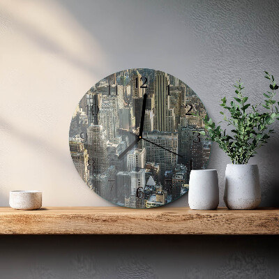 Wanduhr rund Horizont