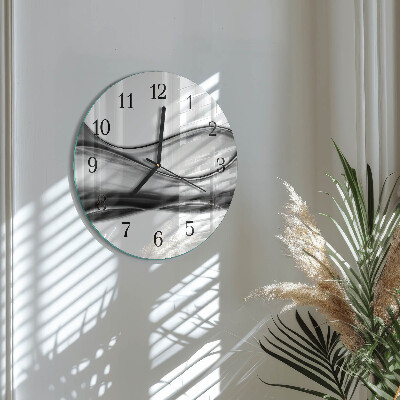 Wanduhr rund Abstraktion
