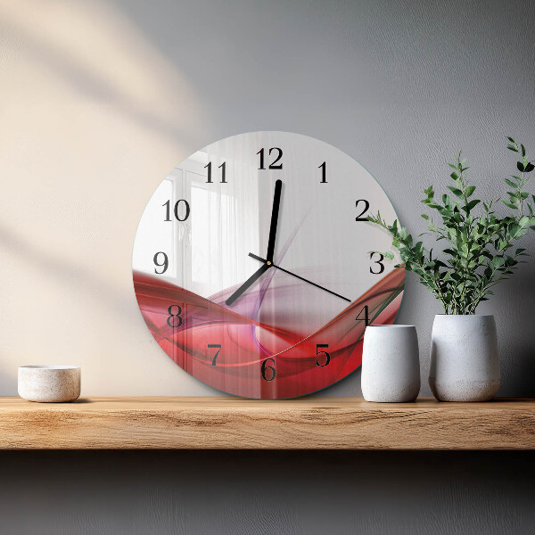 Wanduhr rund Abstraktion
