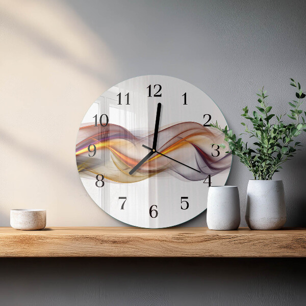 Wanduhr rund Abstraktion