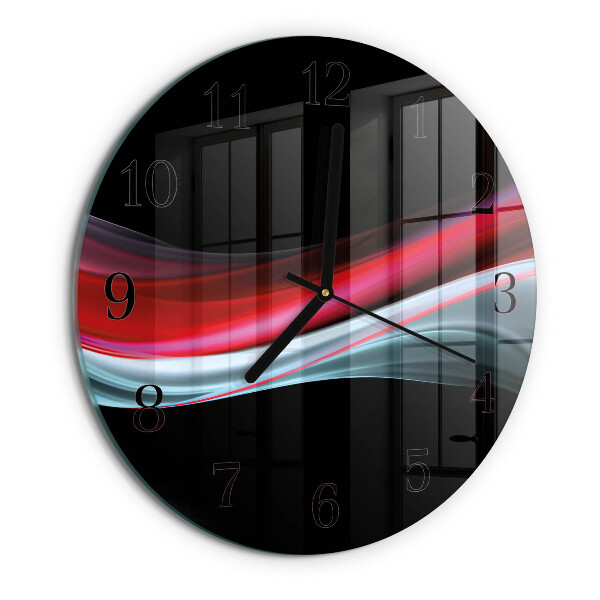 Wanduhr rund Abstraktion