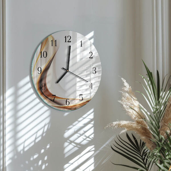 Wanduhr rund Abstraktion