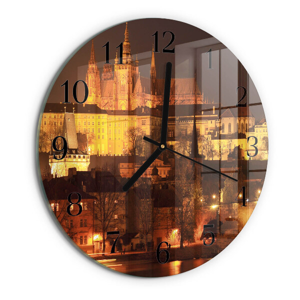 Wanduhr rund Prag