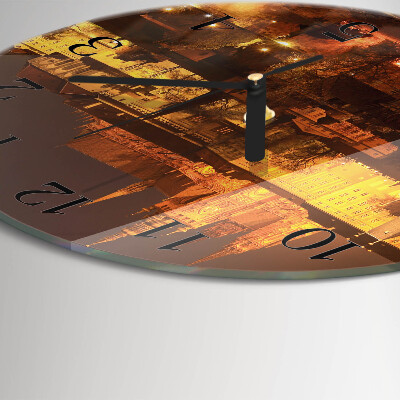 Wanduhr rund Prag