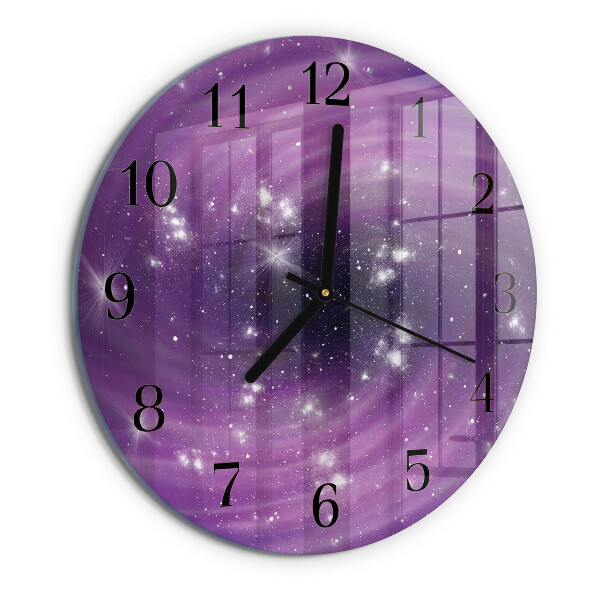 Wanduhr rund Abstraktion