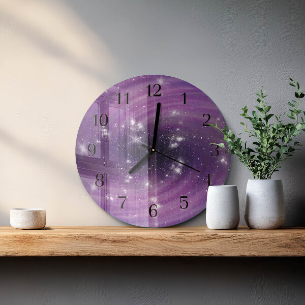Wanduhr rund Abstraktion