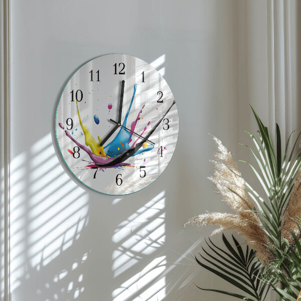 Wanduhr rund Farbe