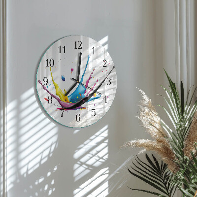 Wanduhr rund Farbe