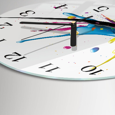 Wanduhr rund Farbe
