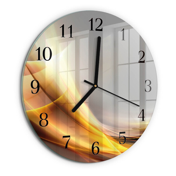Wanduhr rund Abstraktion