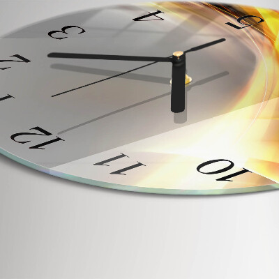 Wanduhr rund Abstraktion