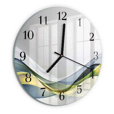Wanduhr rund Abstraktion