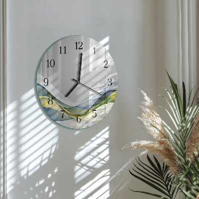 Wanduhr rund Abstraktion