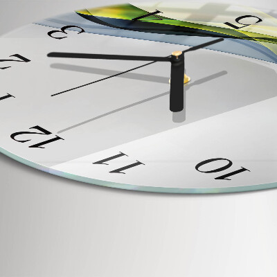 Wanduhr rund Abstraktion