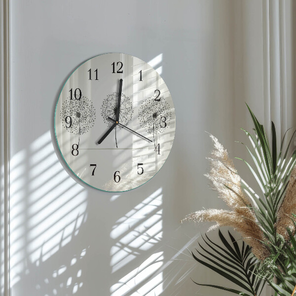 Wanduhr rund Abstraktion