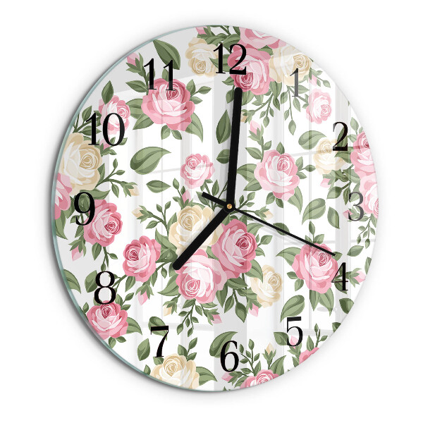 Wanduhr rund Hintergrund