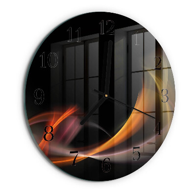Wanduhr rund Abstraktion
