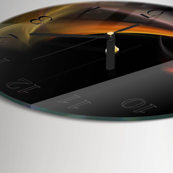 Wanduhr rund Abstraktion