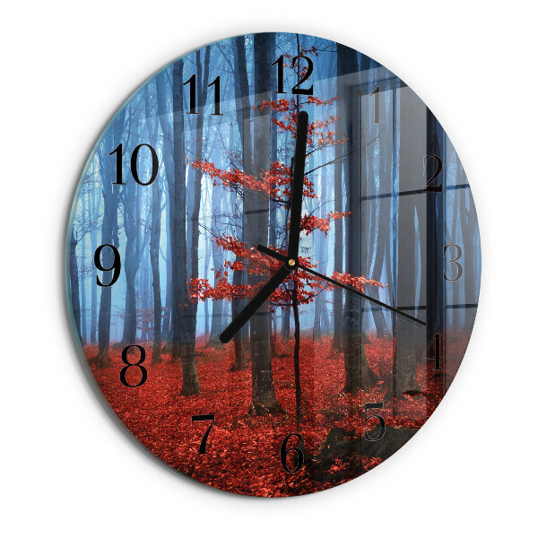 Wanduhr rund Dunkelheit