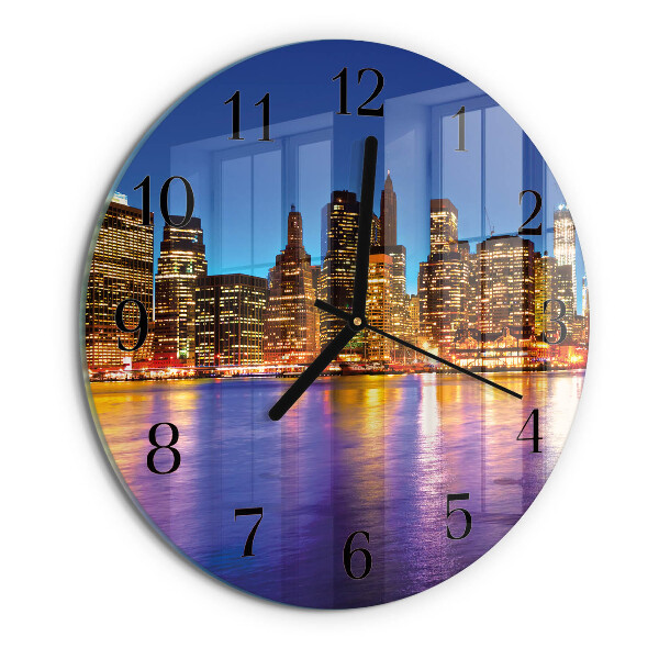 Wanduhr rund Horizont