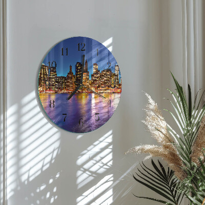 Wanduhr rund Horizont