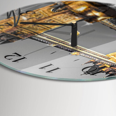 Wanduhr rund Tower Bridge