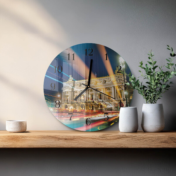 Wanduhr rund Licht