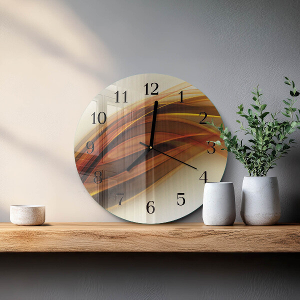 Wanduhr rund Abstraktion