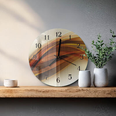 Wanduhr rund Abstraktion