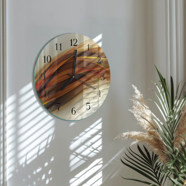 Wanduhr rund Abstraktion