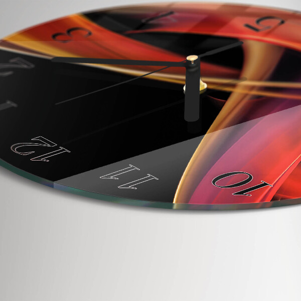 Wanduhr rund Abstraktion