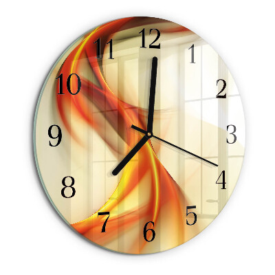 Wanduhr rund Abstraktion
