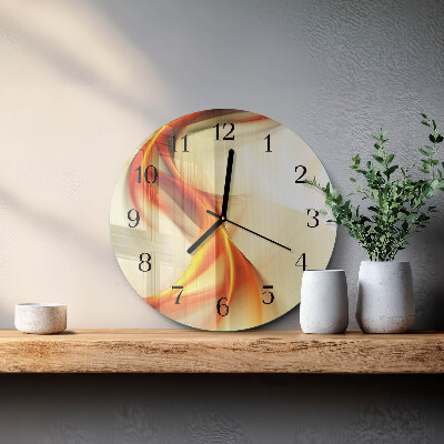 Wanduhr rund Abstraktion