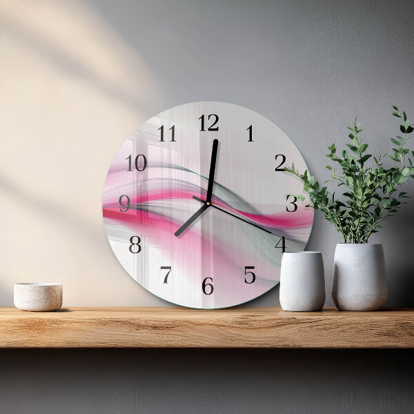 Wanduhr rund Abstraktion