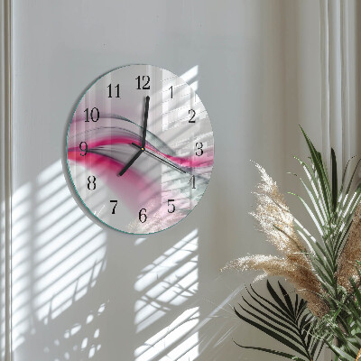 Wanduhr rund Abstraktion