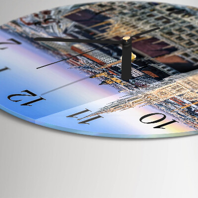 Wanduhr rund Horizont