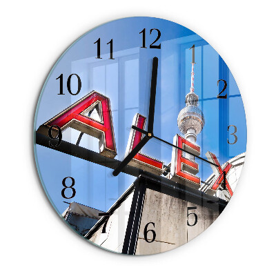 Wanduhr rund Alexanderplatz