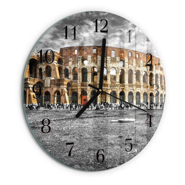 Wanduhr rund Kolosseum
