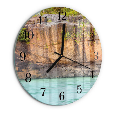 Wanduhr rund Cliff