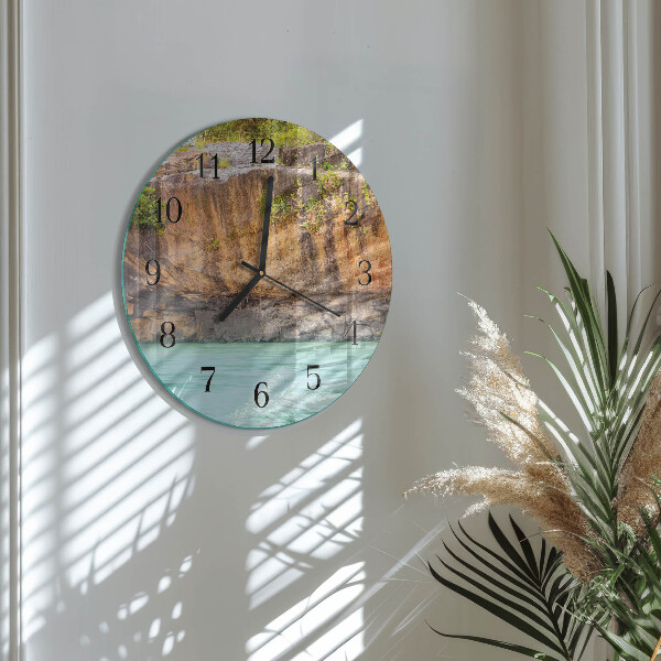Wanduhr rund Cliff