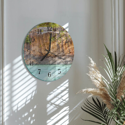 Wanduhr rund Cliff