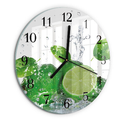 Wanduhr rund Kalziumkarbonat
