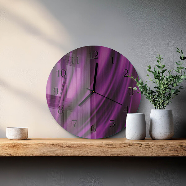 Wanduhr rund Abstraktion