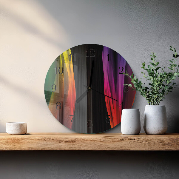 Wanduhr rund Abstraktion